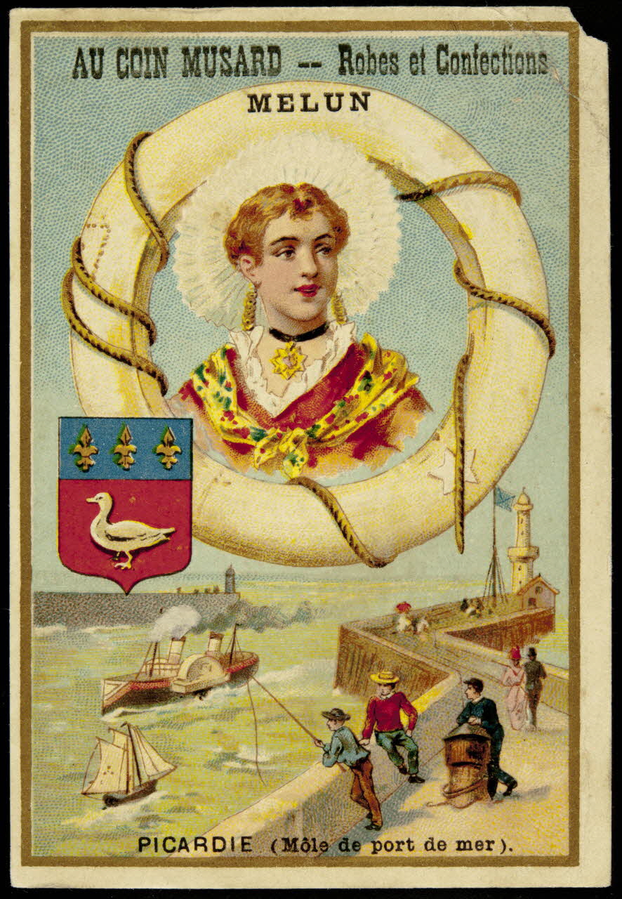 Henri Sicard ; Sicard H., Farradesche A. carte réclame chromo Paris 1900 1995.1.4591.5 Photo