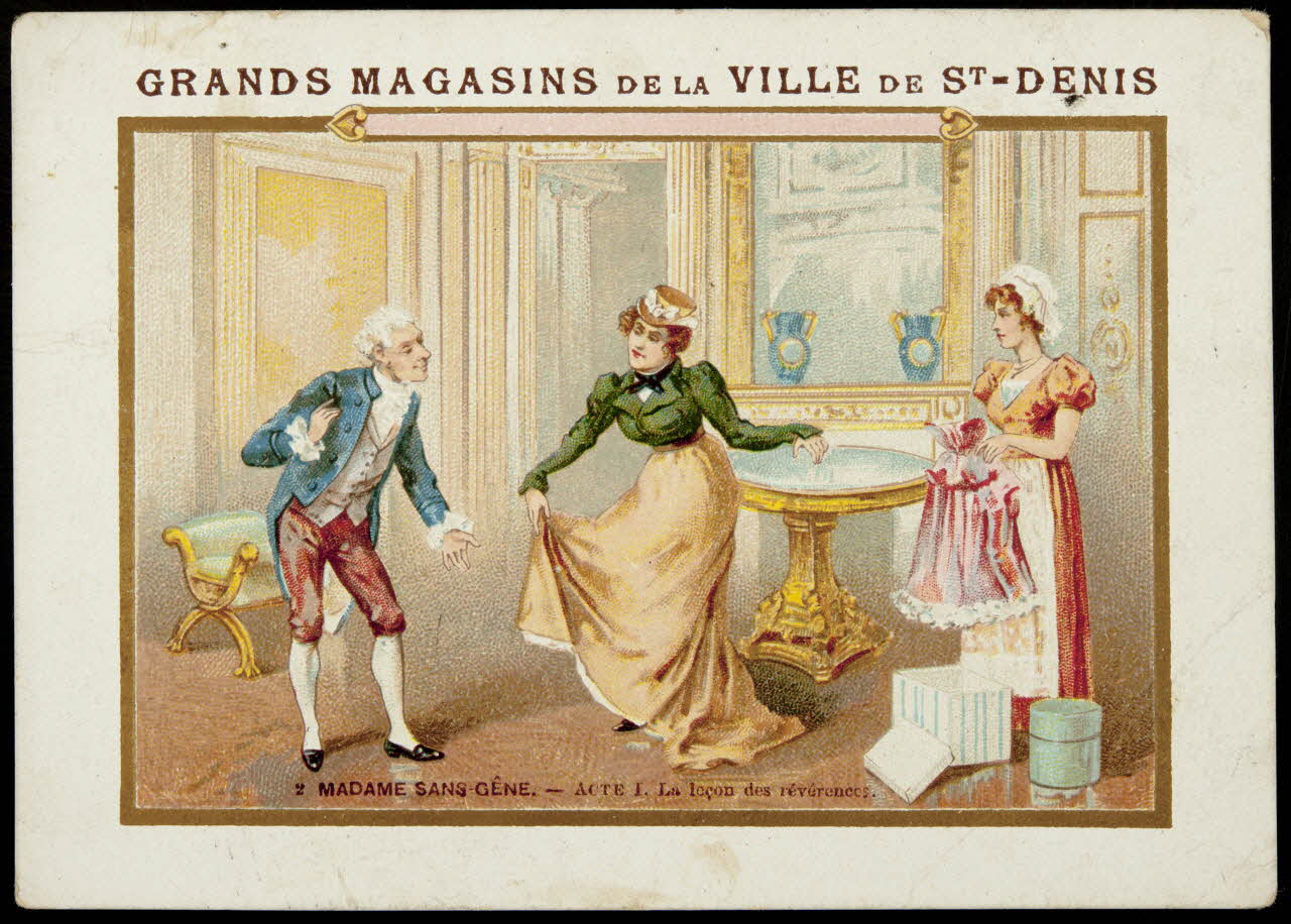 Henri Sicard ; Sicard H., Farradesche A. carte réclame chromo Paris 1900 1995.1.4609.2 Photo