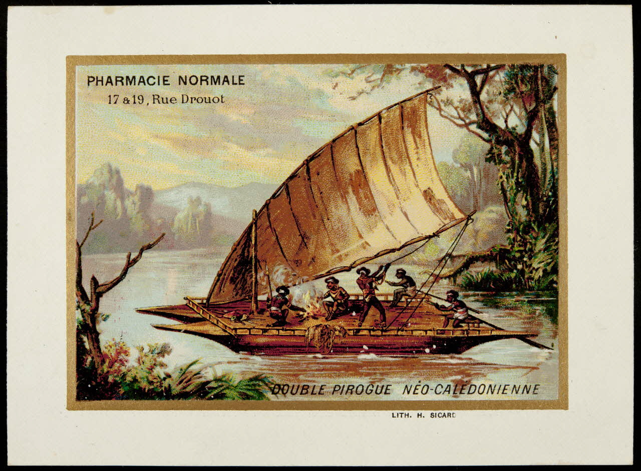 Henri Sicard carte réclame chromo Paris 1884-1890 1995.1.4615.5 Photo