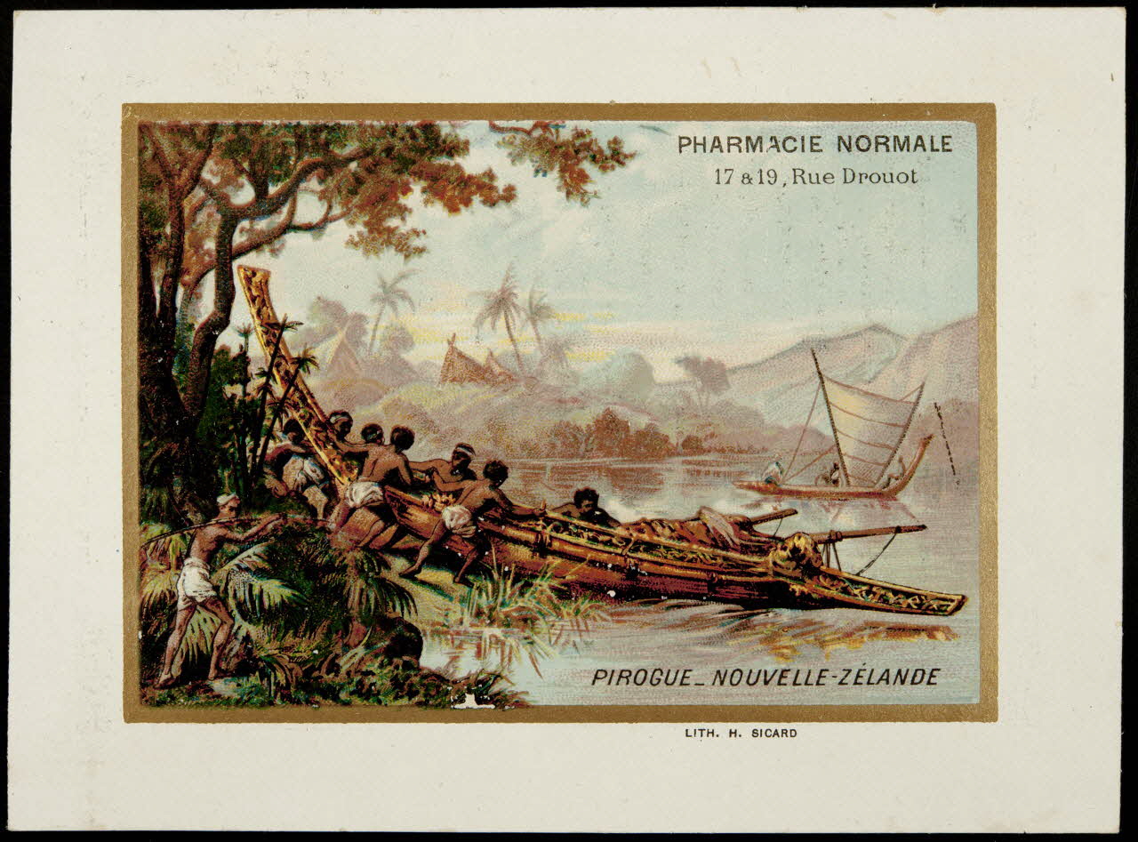 Henri Sicard carte réclame chromo Paris 1884-1890 1995.1.4615.6 Photo