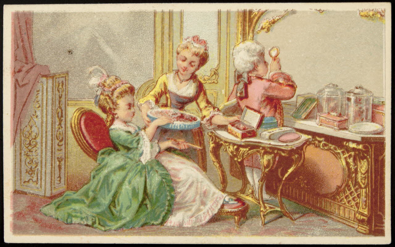 Henri Sicard carte réclame chromo Paris 1884-1890 1995.1.4621.2 Photo