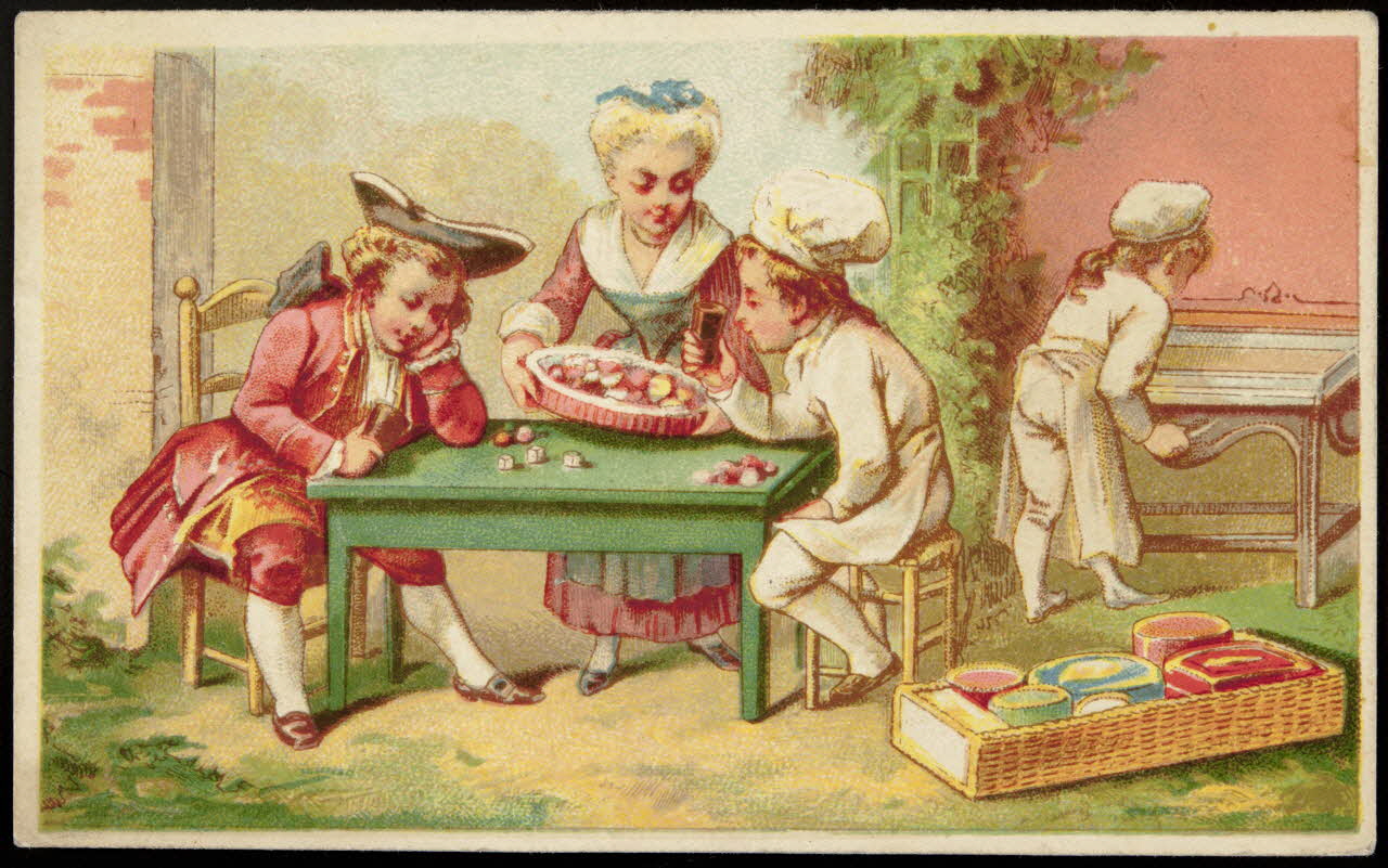 Henri Sicard carte réclame chromo Paris 1884-1890 1995.1.4621.4 Photo