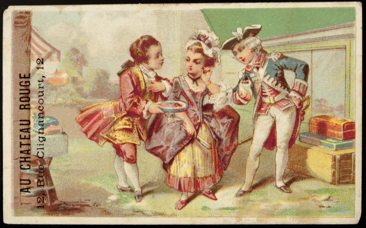 Henri Sicard carte réclame chromo Paris 1884-1890 1995.1.4621.5 Photo