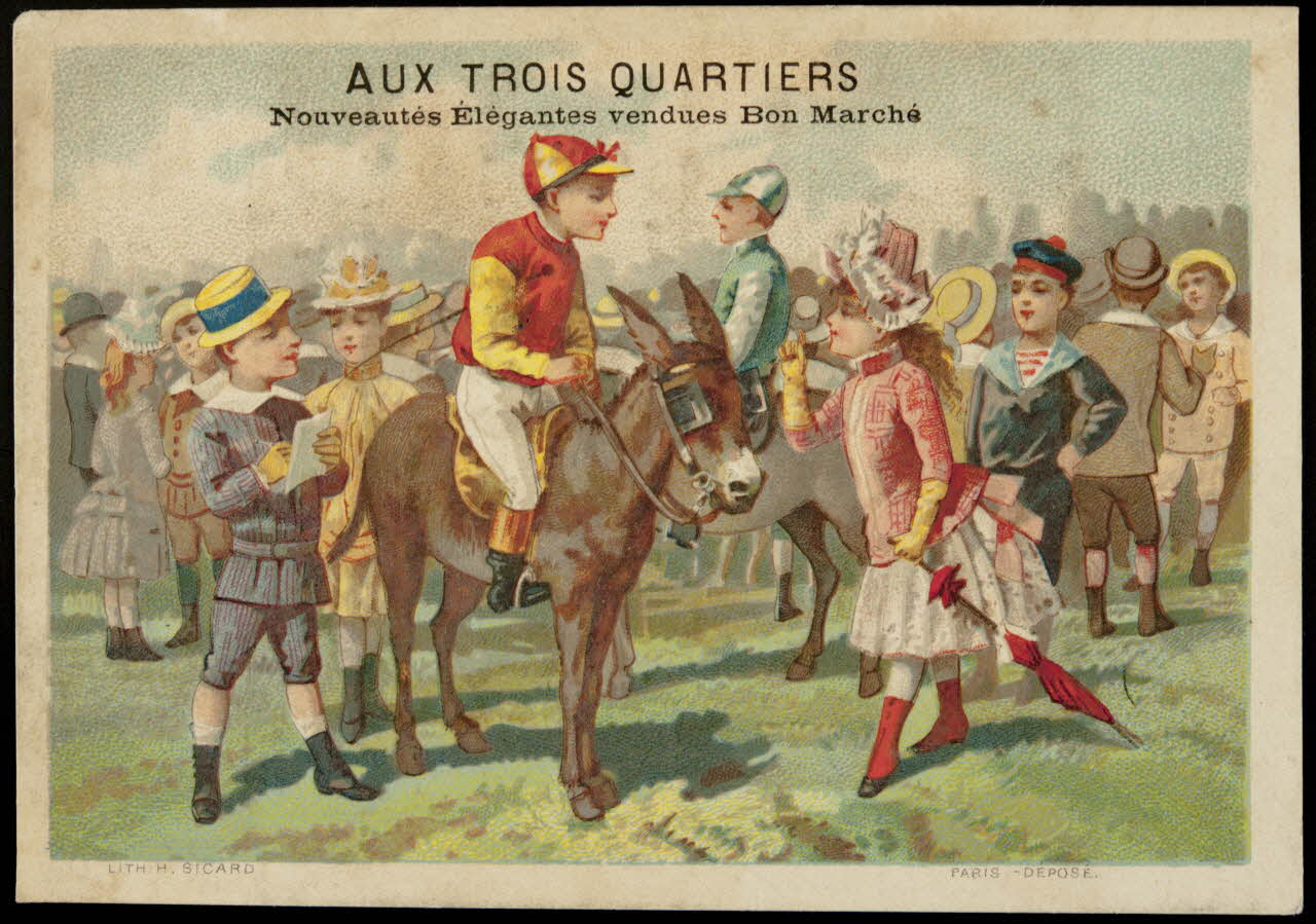 Henri Sicard carte réclame chromo Paris 1884-1890 1995.1.4635.1 Photo