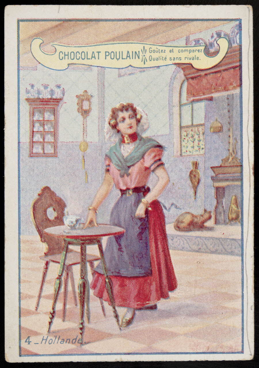 Société Lyonnaise carte réclame chromo Paris 1880 1995.1.4642.1 Photo