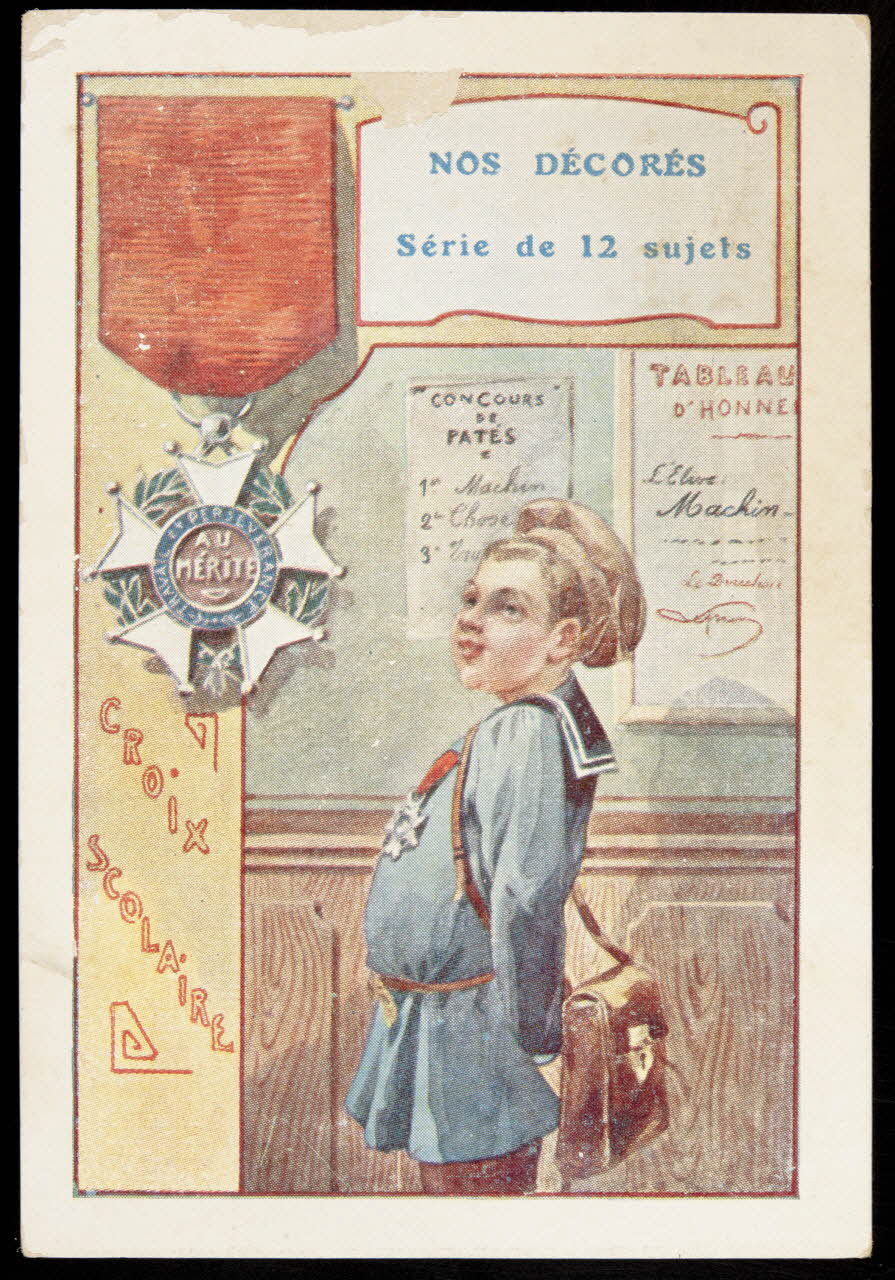 Société Lyonnaise carte réclame chromo Paris 1880 1995.1.4643.2 Photo