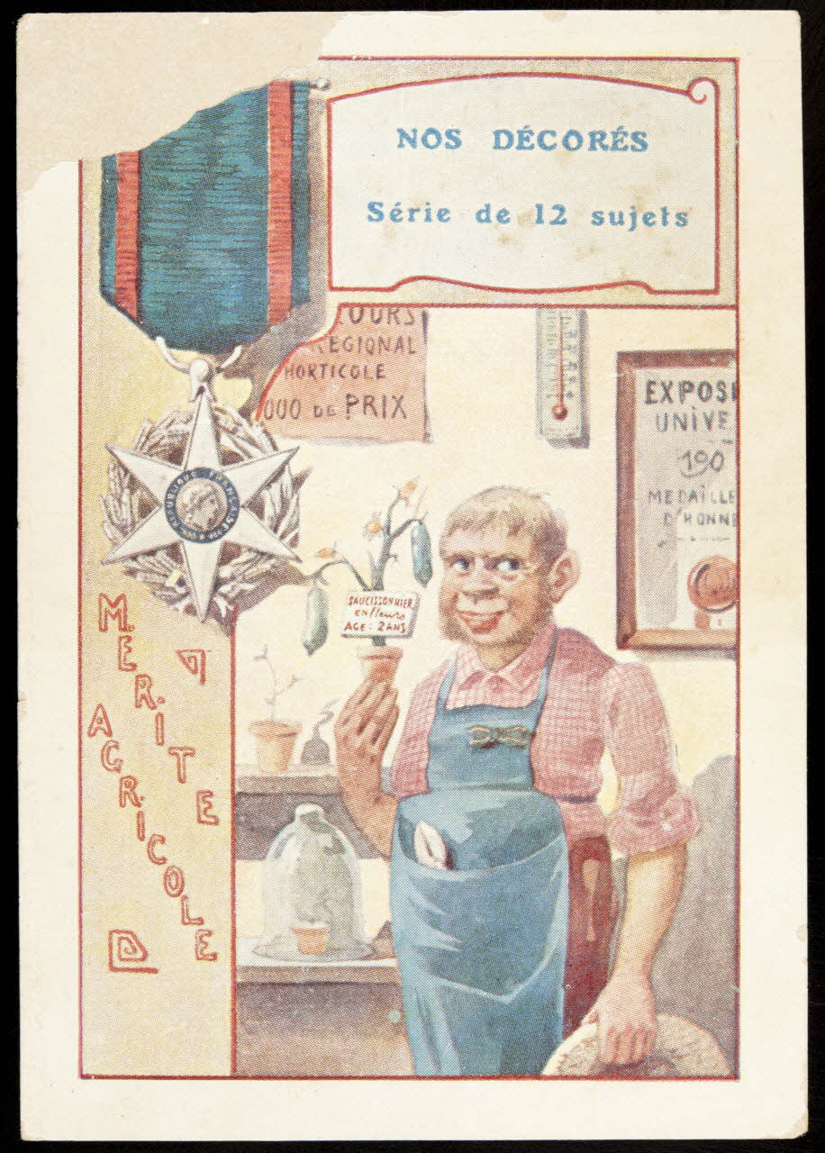 Société Lyonnaise carte réclame chromo Paris 1880 1995.1.4643.4 Photo