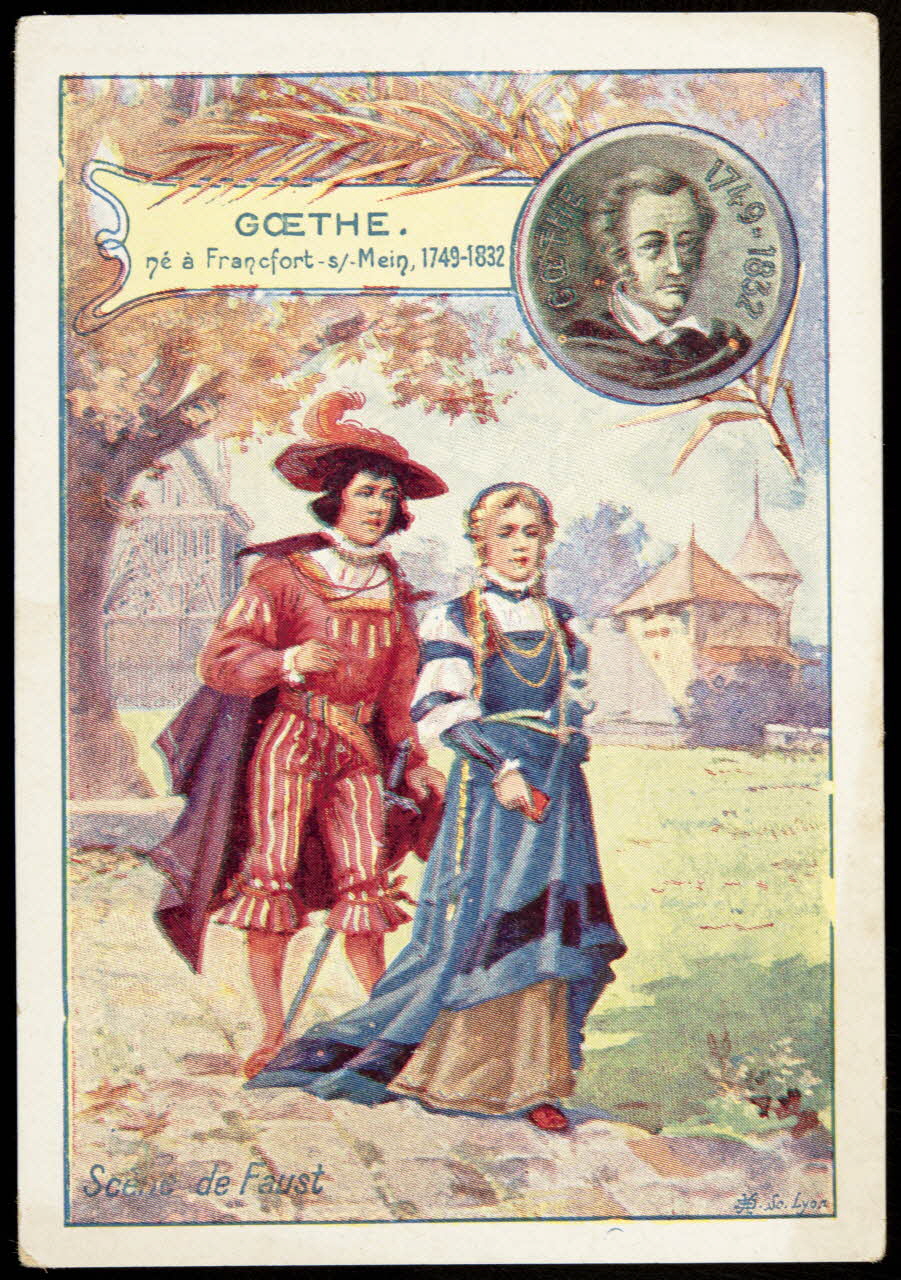 Société Lyonnaise carte réclame chromo Paris 1880 1995.1.4645.4 Photo
