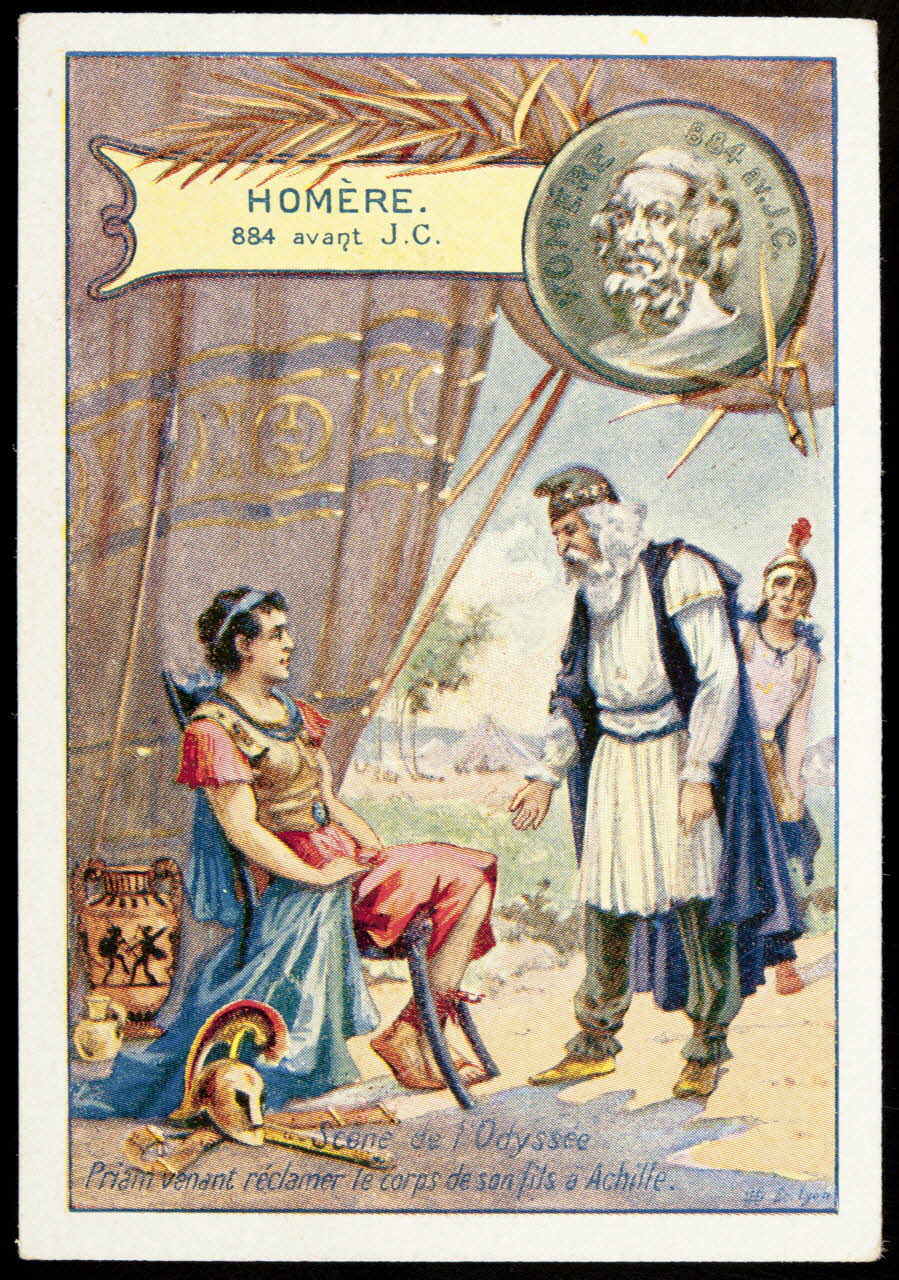 Société Lyonnaise carte réclame chromo Lyon 1880 1995.1.4645.5 Photo