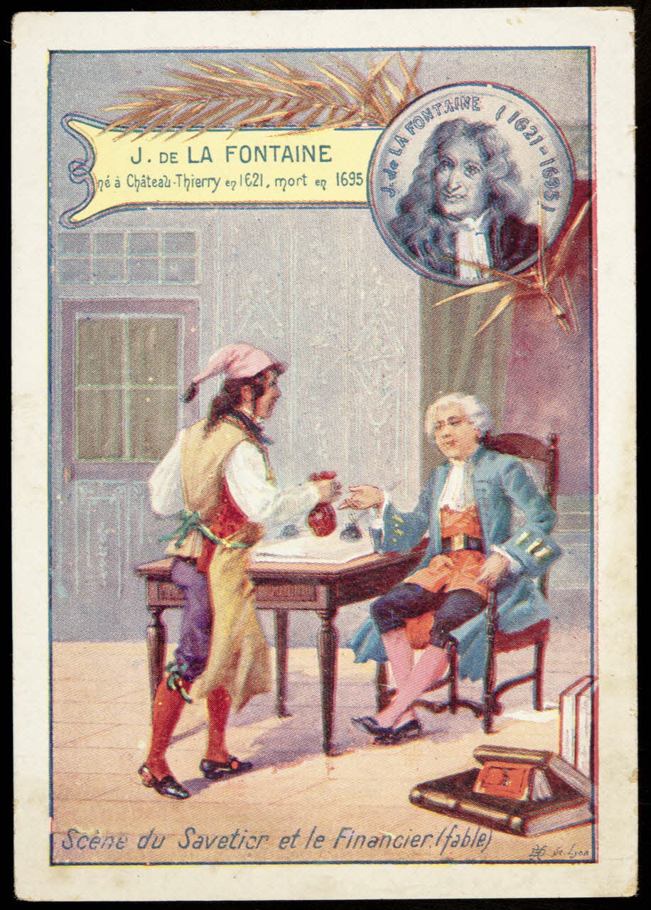 Société Lyonnaise carte réclame chromo Paris 1880 1995.1.4645.7 Photo