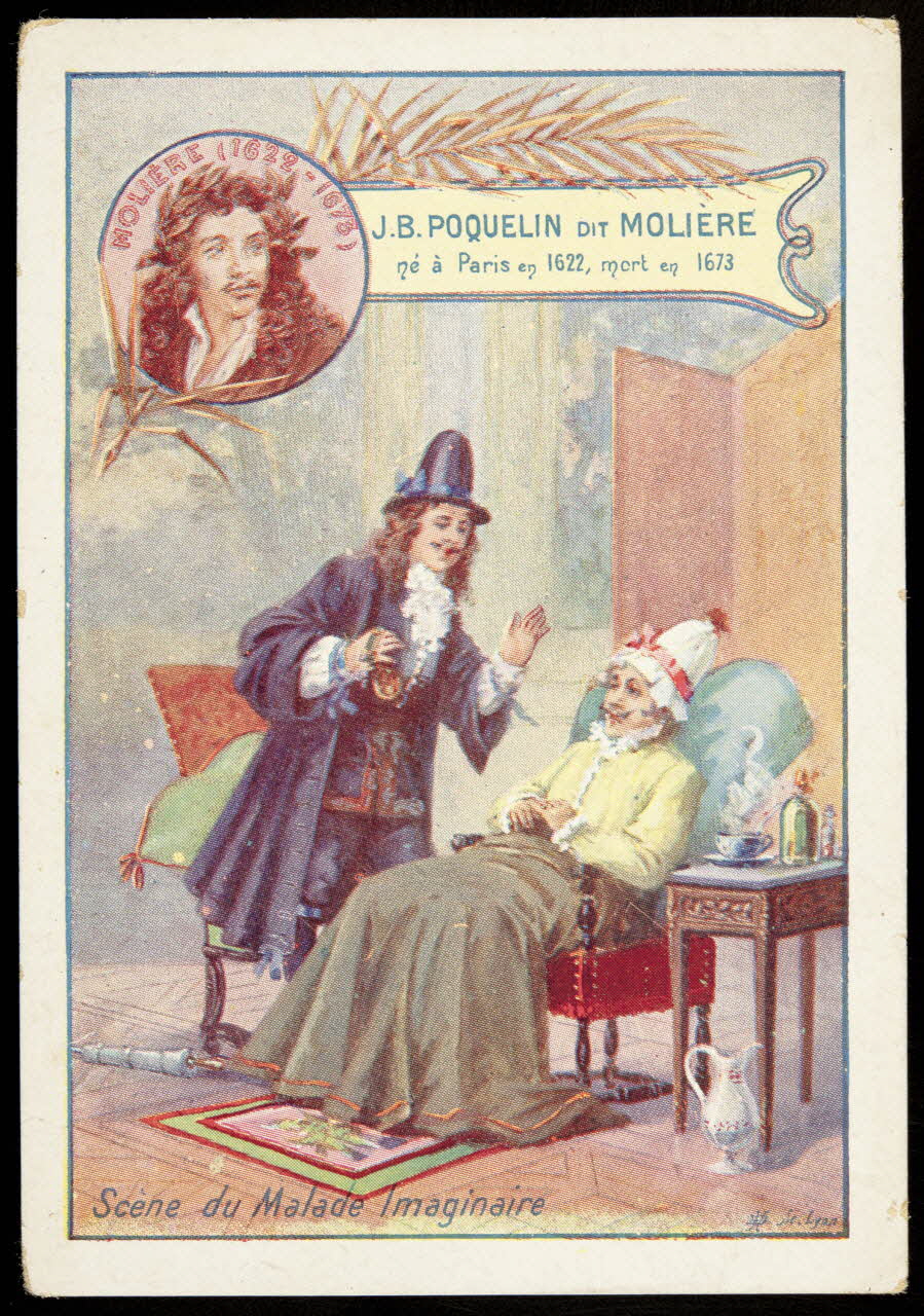 Société Lyonnaise carte réclame chromo Paris 1880 1995.1.4645.8 Photo