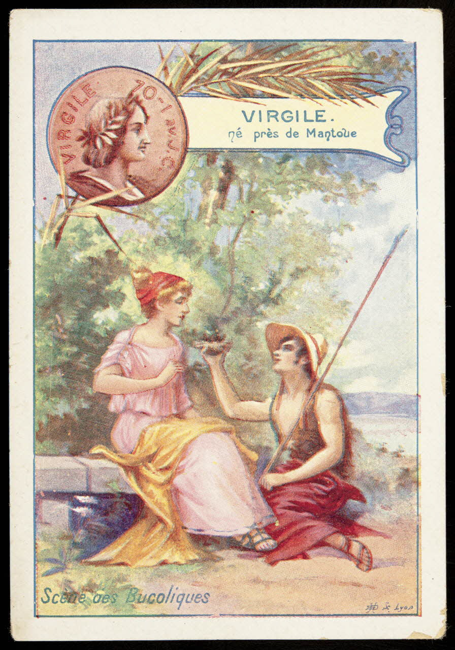 Société Lyonnaise carte réclame chromo Paris 1880 1995.1.4645.9 Photo