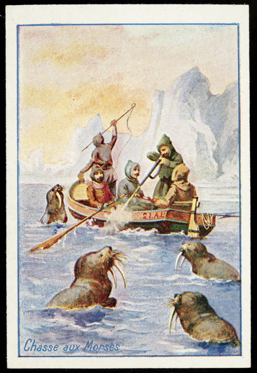 Société Lyonnaise carte réclame chromo Paris 1880 1995.1.4648.11 Photo