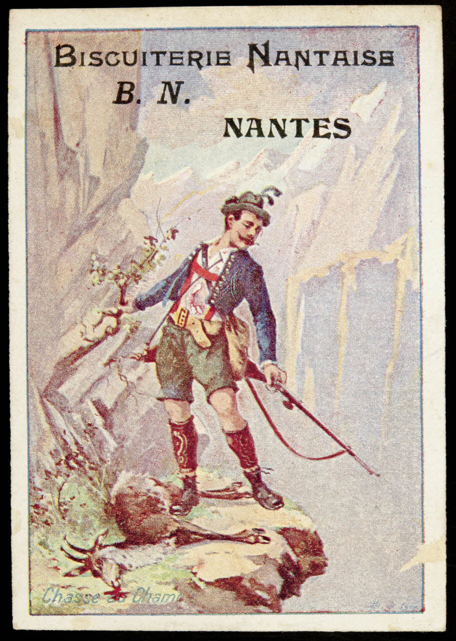 Société Lyonnaise carte réclame chromo Paris 1880 1995.1.4648.4 Photo
