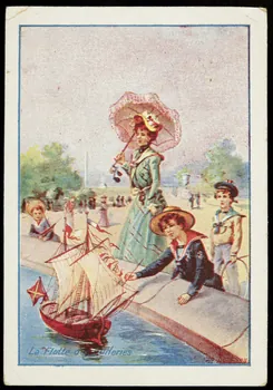 Société Lyonnaise carte réclame chromo Paris 1880 1995.1.4649.7 Photo