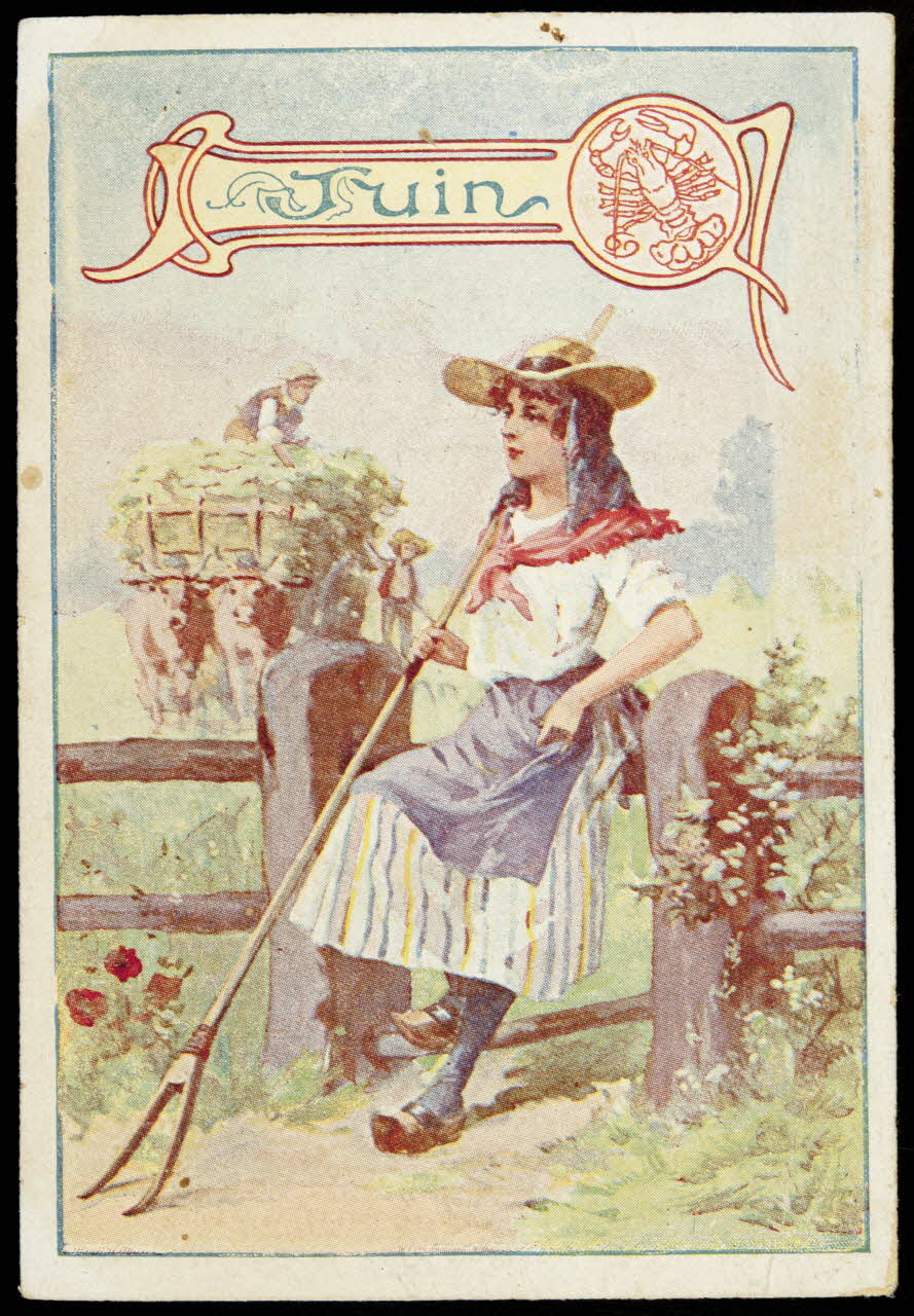 Société Lyonnaise carte réclame chromo Paris 1880 1995.1.4652.5 Photo