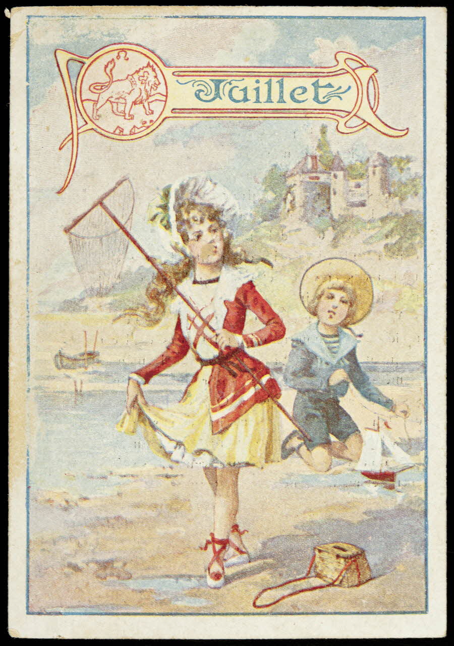 Société Lyonnaise carte réclame chromo Paris 1880 1995.1.4652.6 Photo