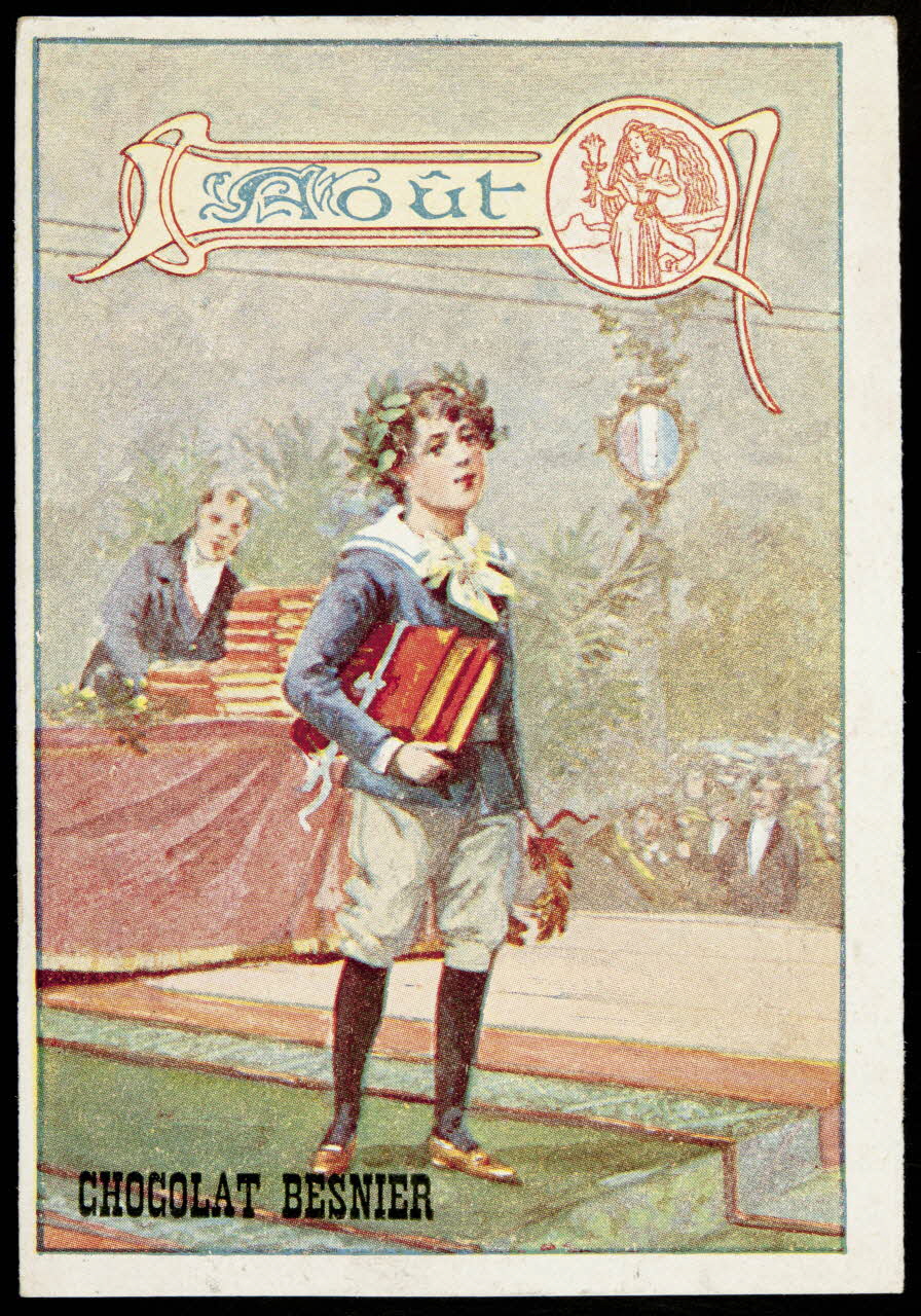 Société Lyonnaise carte réclame chromo Lyon 1880 1995.1.4652.7 Photo