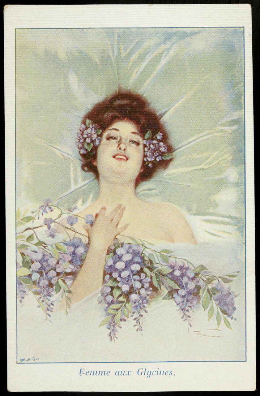 Société Lyonnaise carte réclame chromo Paris 1880 1995.1.4654.11 Photo