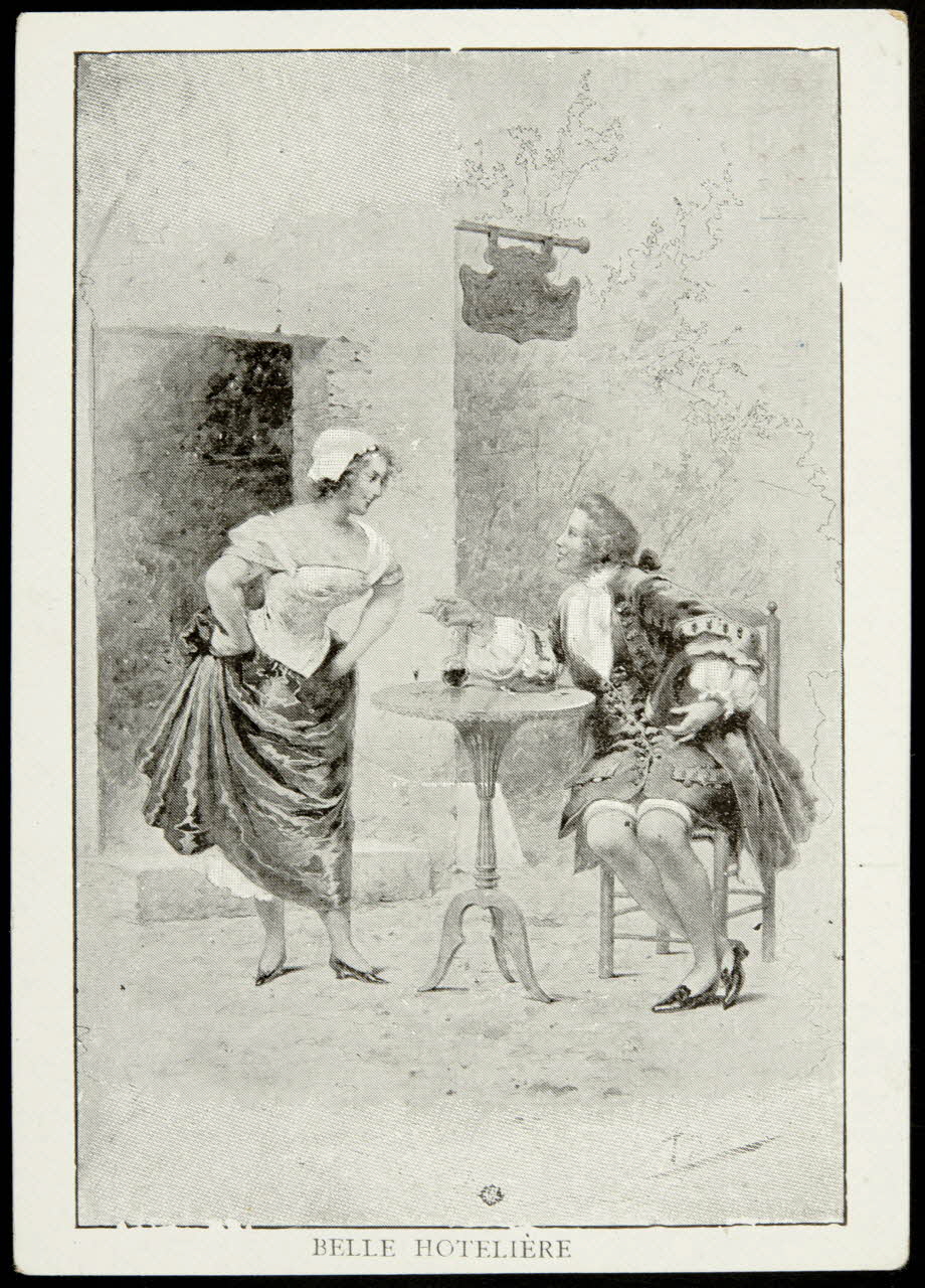 Société Lyonnaise carte réclame chromo Paris 1880 1995.1.4654.3 Photo