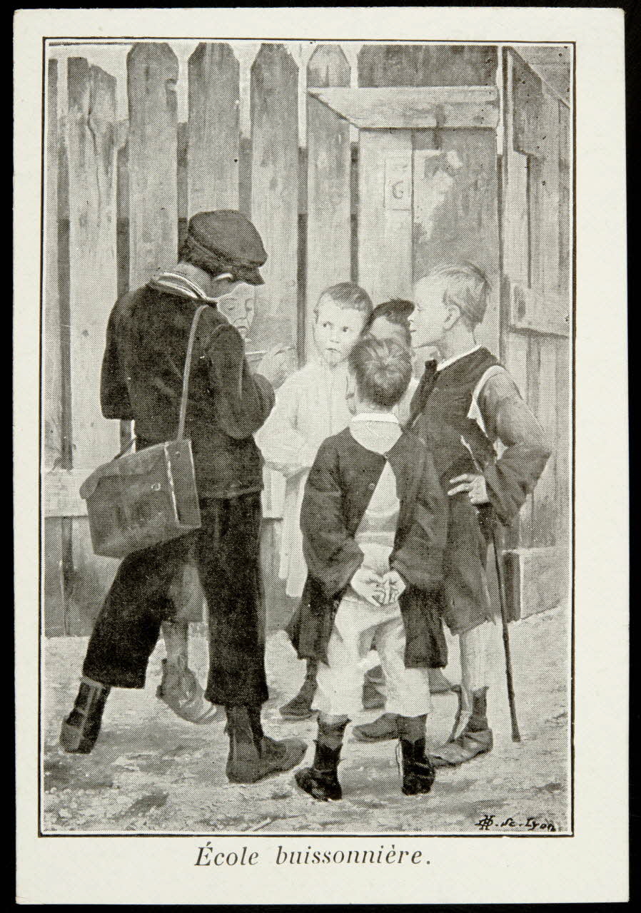 Société Lyonnaise carte réclame chromo Paris 1880 1995.1.4654.6 Photo