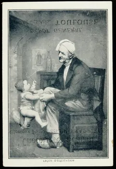 Société Lyonnaise carte réclame chromo Paris 1880 1995.1.4654.8 Photo