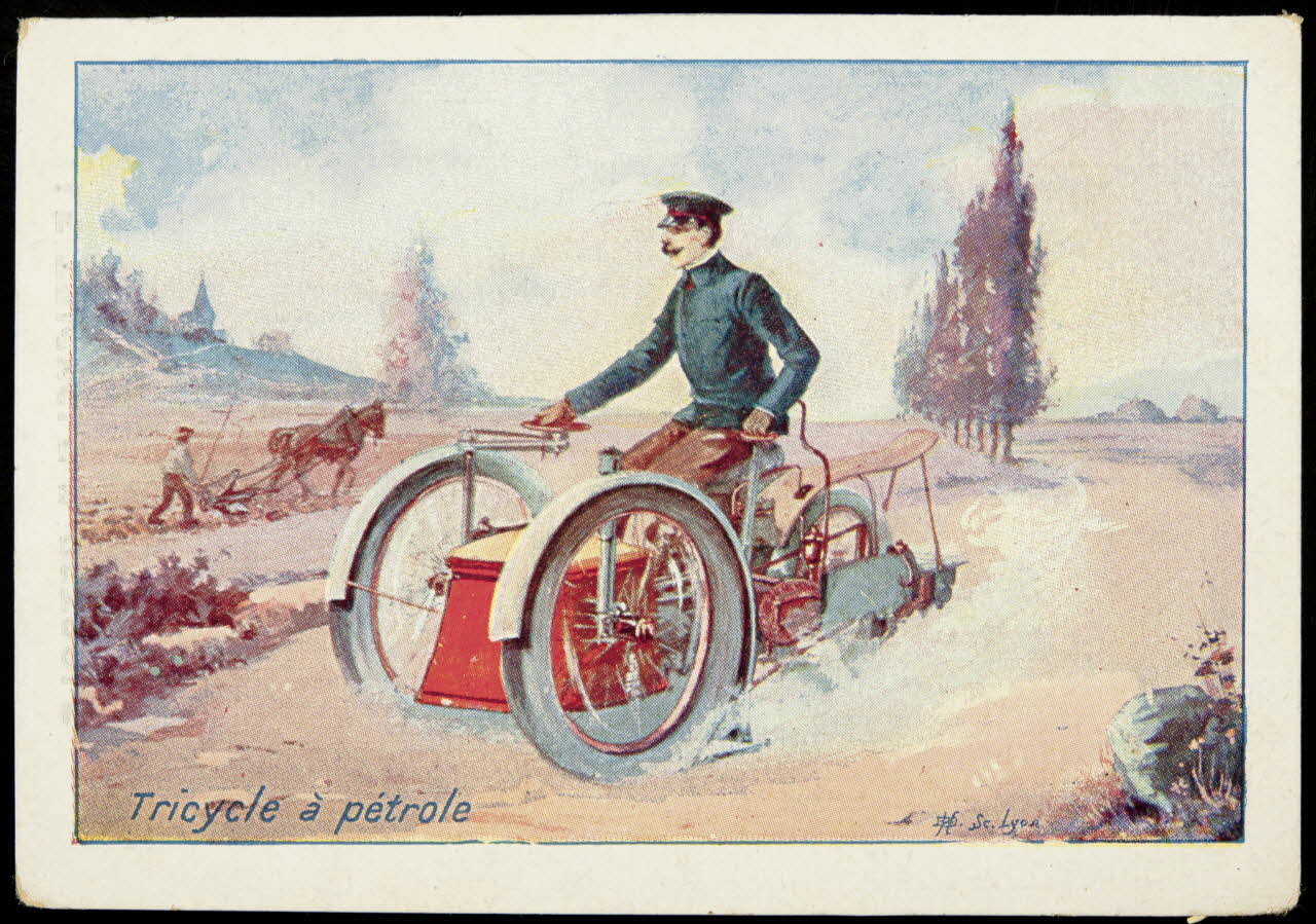 Société Lyonnaise carte réclame chromo Paris 1880 1995.1.4657.10 Photo