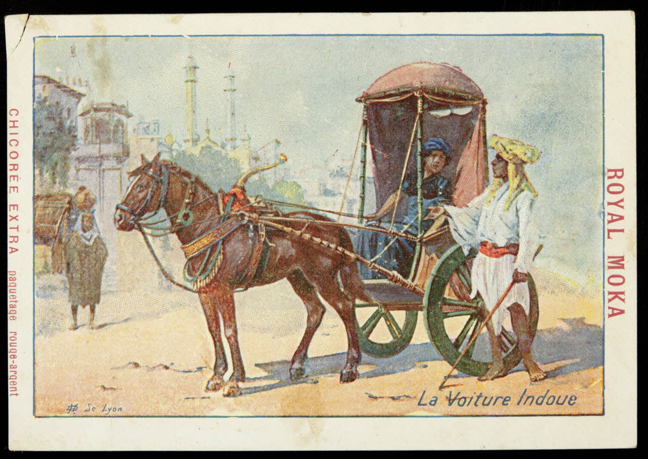 Société Lyonnaise carte réclame chromo Lyon 1880 1995.1.4657.11 Photo