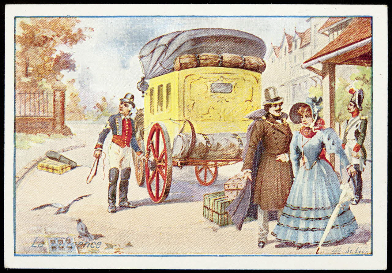 Société Lyonnaise carte réclame chromo Paris 1880 1995.1.4657.6 Photo