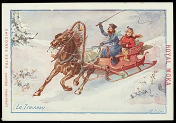 Société Lyonnaise carte réclame chromo Lyon 1880 1995.1.4657.9  Photo