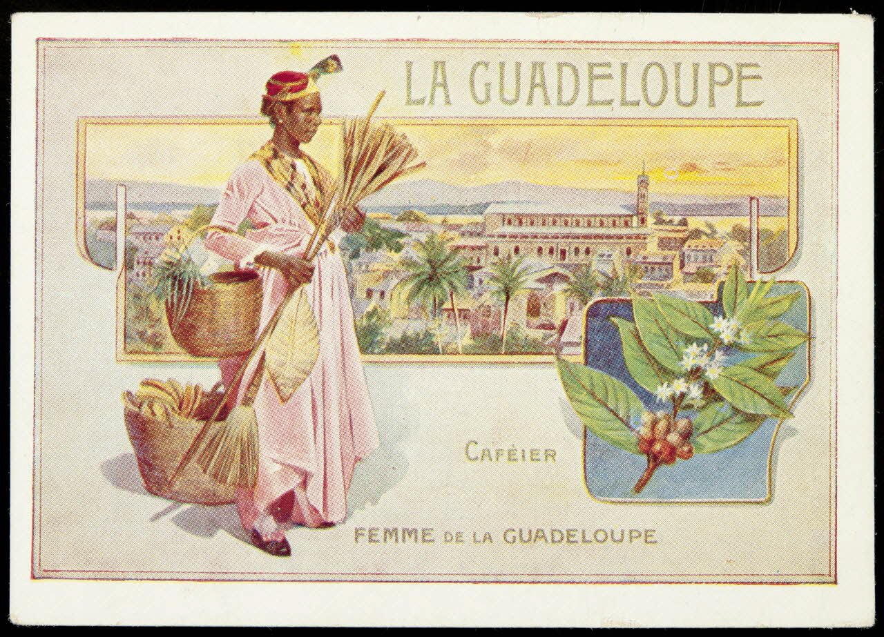 Société Lyonnaise carte réclame chromo Paris 1880 1995.1.4659.1 Photo