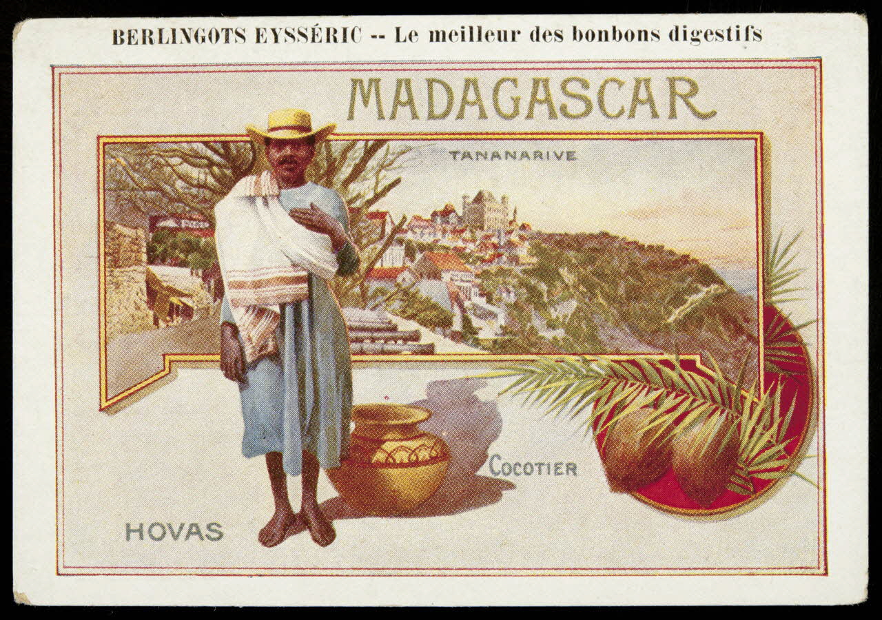Société Lyonnaise carte réclame chromo Lyon 1880 1995.1.4659.2 Photo