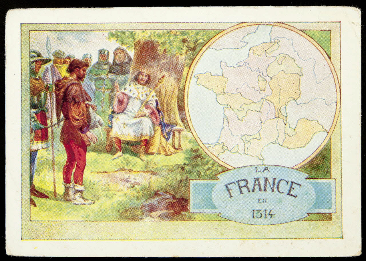 Société Lyonnaise carte réclame chromo Paris 1880 1995.1.4660.1 Photo