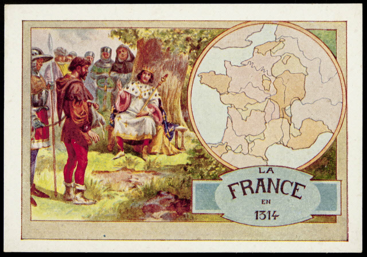 Société Lyonnaise carte réclame chromo Paris 1880 1995.1.4660.2 Photo