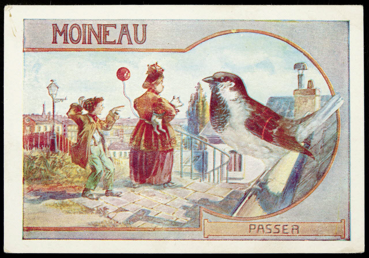 Société Lyonnaise carte réclame chromo Paris 1880 1995.1.4661.1 Photo