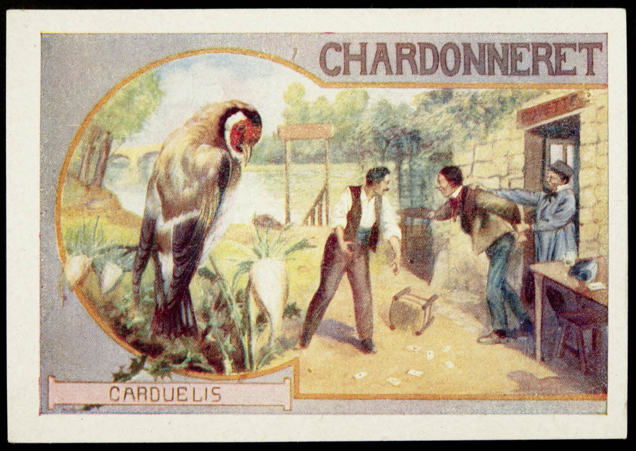 Société Lyonnaise carte réclame chromo Paris 1880 1995.1.4661.3 Photo