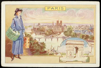 Société Lyonnaise carte réclame chromo Clermont-Ferrand 1880 1995.1.4662.4 Photo