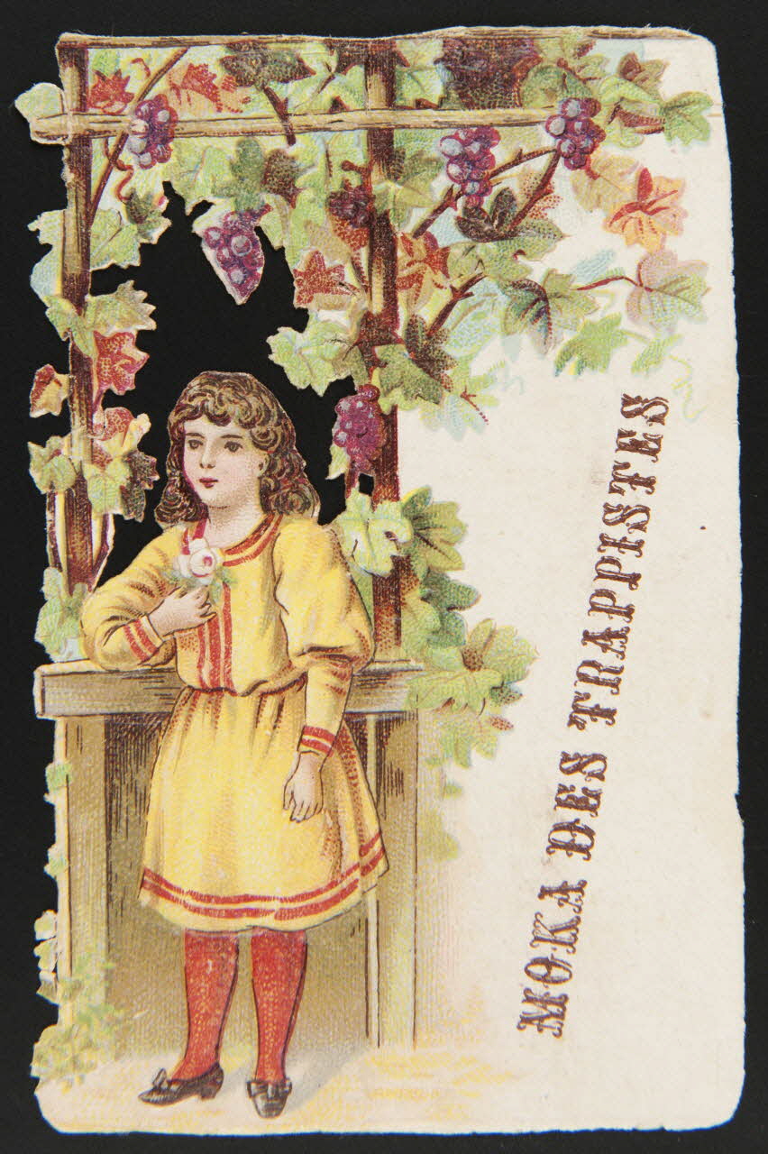 H. Landsberg carte réclame chromo Halluin 1890-1900 1995.1.4678.4 Photo