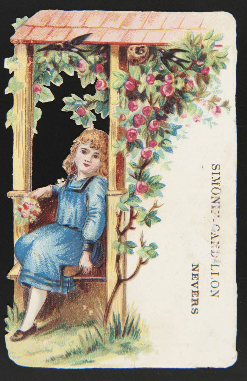 H. Landsberg carte réclame chromo Halluin 1890-1900 1995.1.4678.6 Photo