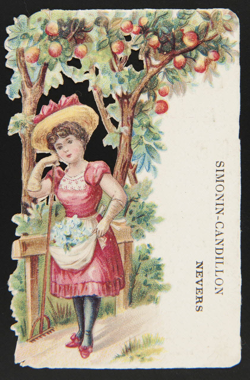 H. Landsberg carte réclame chromo Halluin 1890-1900 1995.1.4678.7 Photo