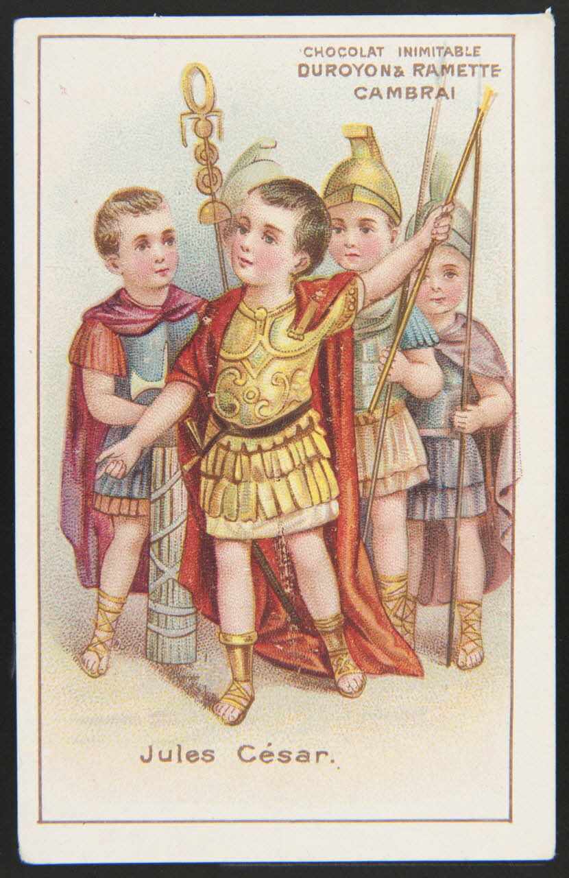 H. Landsberg carte réclame chromo Halluin 1890-1900 1995.1.4707.9 Photo