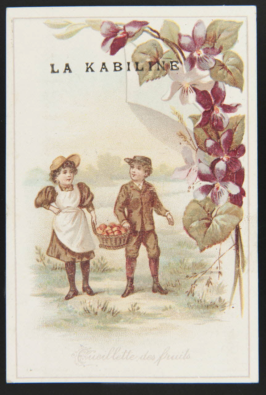H. Landsberg carte réclame chromo Halluin 1890-1900 1995.1.4719.16 Photo