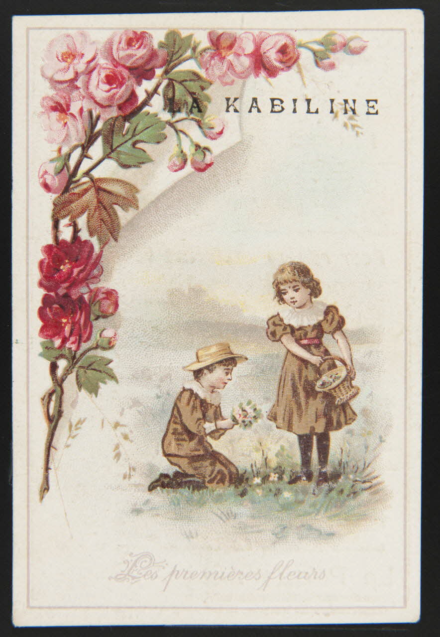 H. Landsberg carte réclame chromo Halluin 1890-1900 1995.1.4719.18 Photo