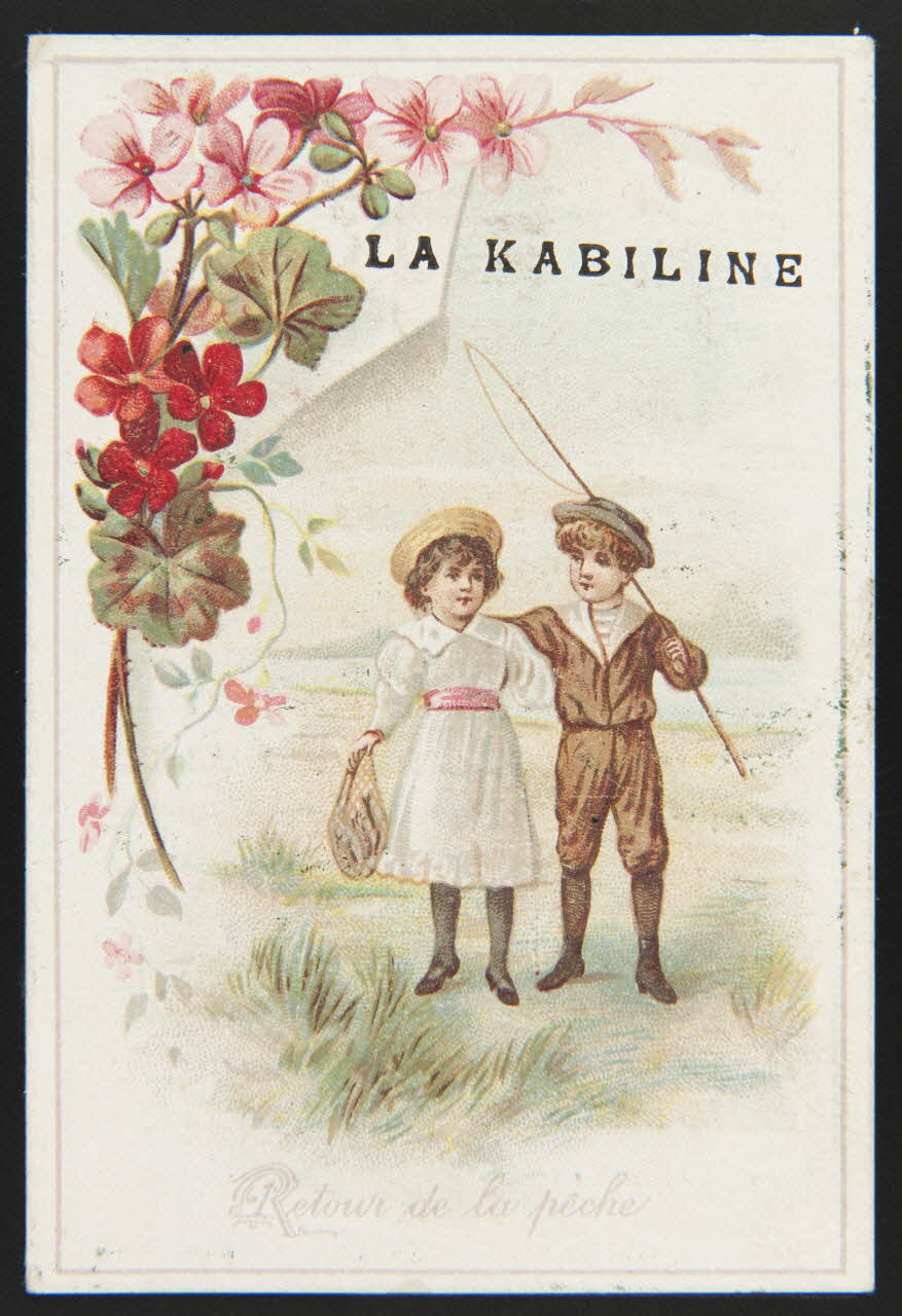 H. Landsberg carte réclame chromo Halluin 1890-1900 1995.1.4719.19 Photo
