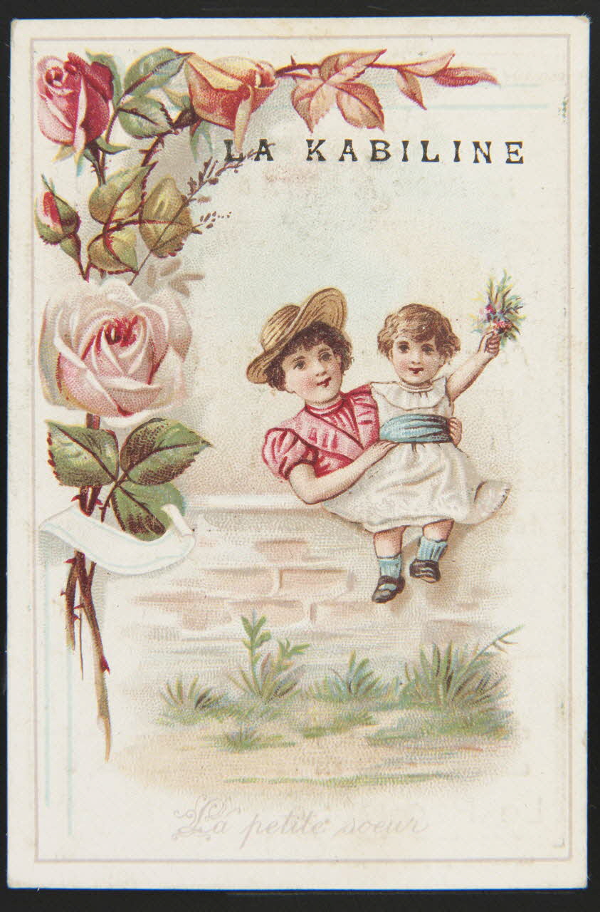 H. Landsberg carte réclame chromo Halluin 1890-1900 1995.1.4719.3 Photo