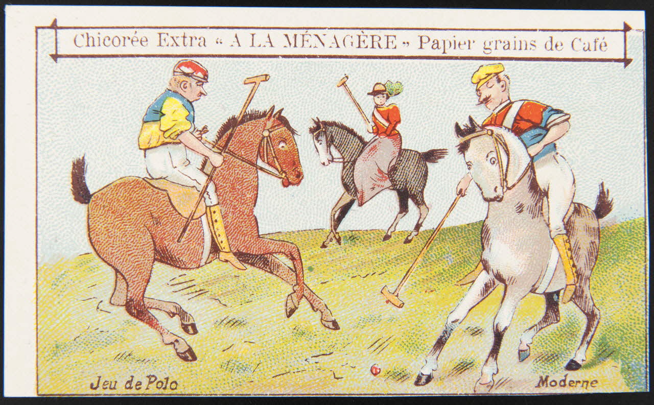 H. Landsberg carte réclame chromo Halluin 1890-1900 1995.1.4760.6 Photo