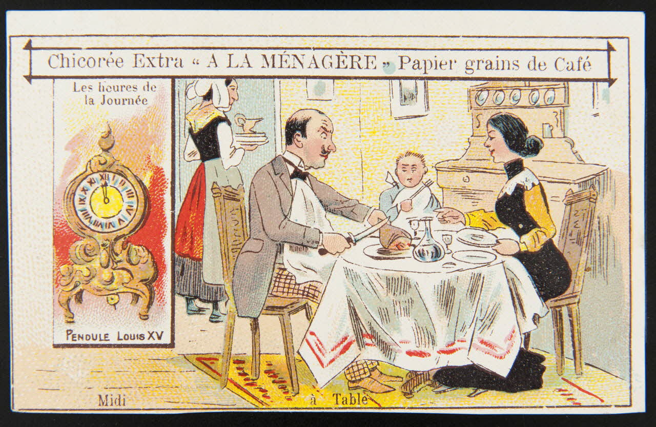 H. Landsberg carte réclame chromo Halluin 1890-1900 1995.1.4764.11 Photo