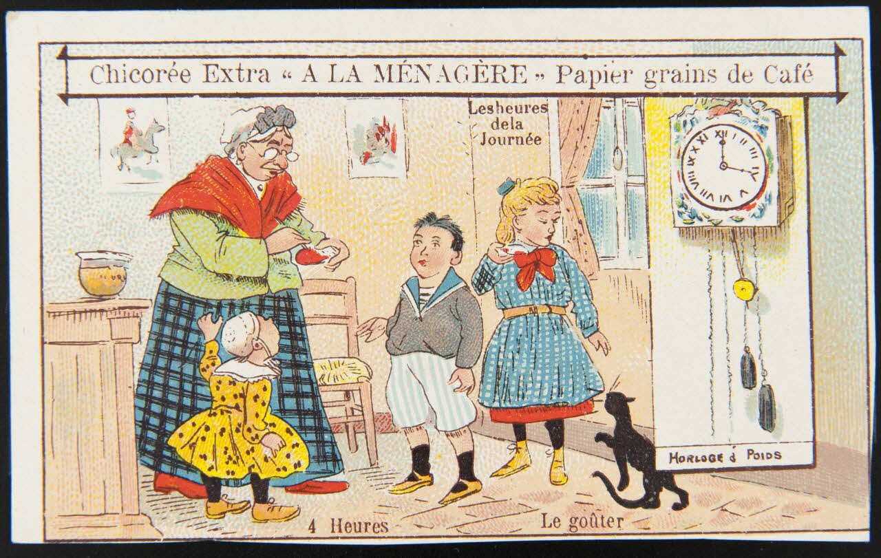 H. Landsberg carte réclame chromo Halluin 1890-1900 1995.1.4764.9 Photo