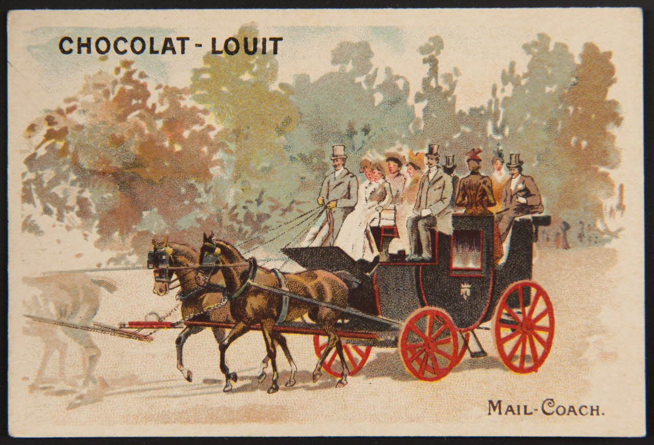 Romanet carte réclame chromo Paris 1877-1913 1995.1.477.16 Photo