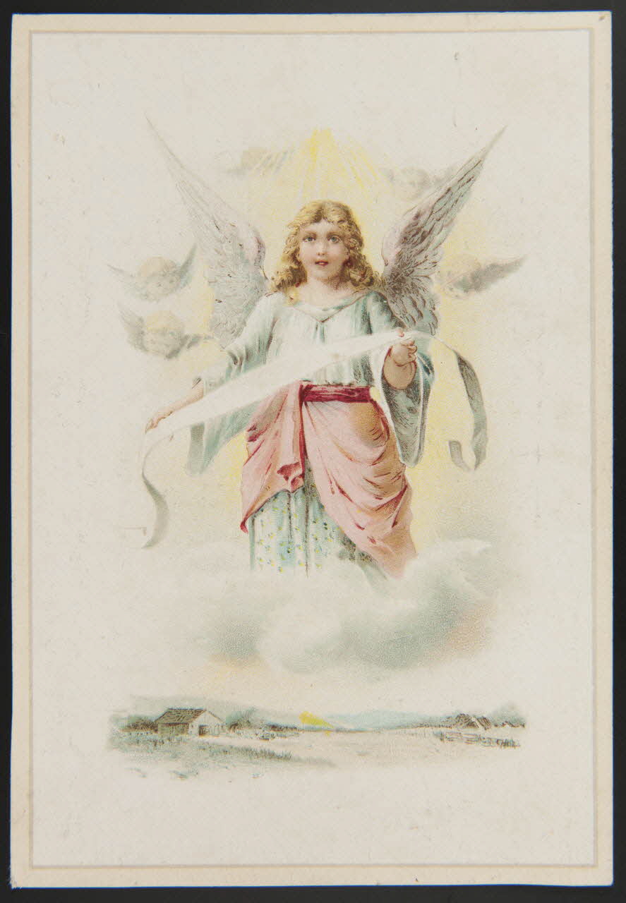 H. Landsberg carte réclame chromo Halluin 1890-1900 1995.1.4800.2 Photo